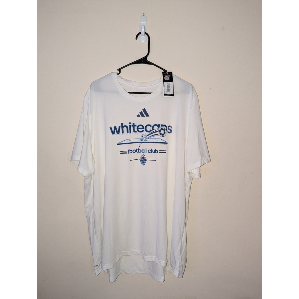 adidas‎ Men's Size 2XL Vancouver Whitecaps Fc Pre-game Short Sleeve Soccer Shirt
